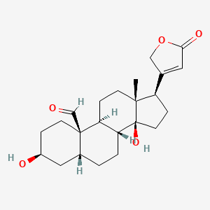 molecular formula C23H32O5 B1252837 Cannogenin 