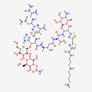 molecular formula C62H98N20O26S2 B1252847 Tallysomycin B 