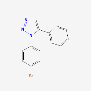 molecular formula C14H10BrN3 B1252854 1-(4-Bromophenyl)-5-phenyl-1H-1,2,3-triazole 