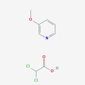 2,2-Dichloroacetic acid;3-methoxypyridine