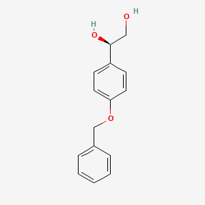 (1R)-1-[4-(Benzyloxy)phenyl]ethane-1,2-diol