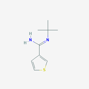 N-tert-butylthiophene-3-carboximidamide