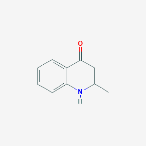 molecular formula C10H11NO B1252864 2-甲基-2,3-二氢喹啉-4(1H)-酮 CAS No. 30448-37-4