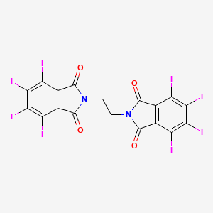 2,2'-(Ethane-1,2-diyl)bis(4,5,6,7-tetraiodo-1H-isoindole-1,3(2H)-dione)