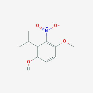 4-Methoxy-3-nitro-2-(propan-2-yl)phenol