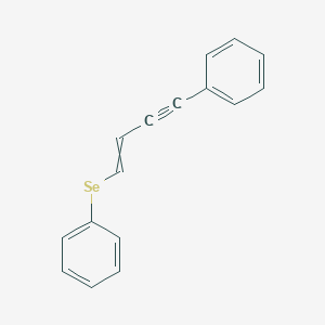 molecular formula C16H12Se B12528719 [(4-Phenylbut-1-en-3-yn-1-yl)selanyl]benzene CAS No. 664985-29-9