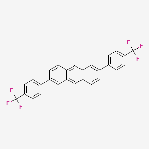 2,6-Bis[4-(trifluoromethyl)phenyl]anthracene