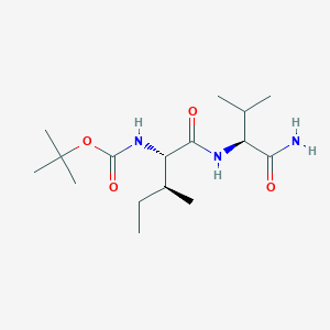 L-Valinamide, N-[(1,1-dimethylethoxy)carbonyl]-L-isoleucyl-