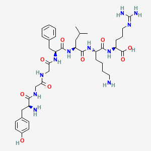 L-Tyrosylglycylglycyl-L-phenylalanyl-L-leucyl-L-lysyl-N~5~-(diaminomethylidene)-L-ornithine