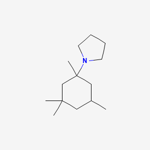 Pyrrolidine, 1-(1,3,3,5-tetramethylcyclohexyl)-