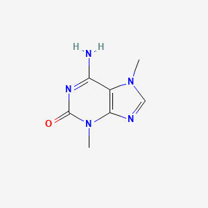 molecular formula C7H9N5O B1252876 3,7-Dimethylisoguanine 