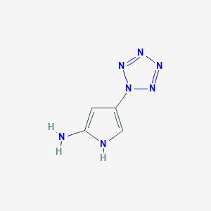 4-(1H-Pentazol-1-yl)-1H-pyrrol-2-amine