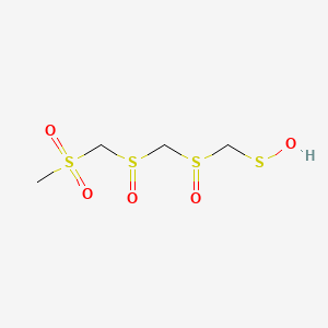 [[(Methylsulfonyl)methylsulfinyl]methylsulfinyl]methaneSulfenic acid