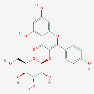 molecular formula C21H20O11 B1252882 kaempferol 3-O-beta-D-allopyranoside 