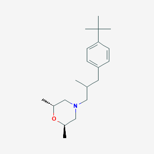 molecular formula C20H33NO B1252883 （2R,6R)-[3-（4-叔丁基苯基）-2-甲基丙基]-2,6-二甲基吗啉 