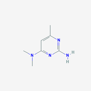 molecular formula C7H12N4 B1252891 N4,N4,6-trimethylpyrimidine-2,4-diamine CAS No. 68302-95-4