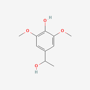 molecular formula C10H14O4 B1252892 4-(1-Hydroxyethyl)-2,6-dimethoxyphenol CAS No. 33900-62-8