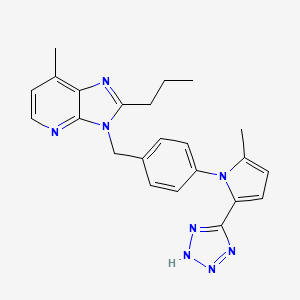 7-Methyl-3-(4-(2-methyl-5-(1H-tetrazol-5-yl)-1H-pyrrol-1-yl)benzyl)-2-propyl-3H-imidazo[4,5-b]pyridine