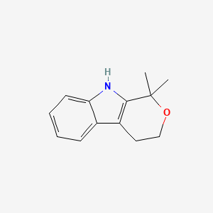 molecular formula C13H15NO B1252897 Monaspyranoindole 