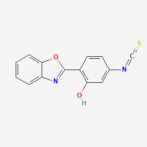 6-(1,3-Benzoxazol-2(3H)-ylidene)-3-isothiocyanatocyclohexa-2,4-dien-1-one