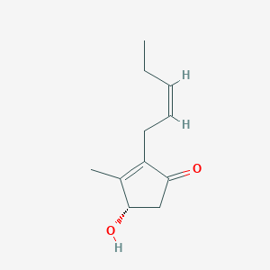 molecular formula C11H16O2 B1252899 (Z,S)-jasmololone 