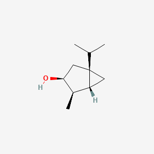 molecular formula C10H18O B1252900 Bicyclo(3.1.0)hexan-3-ol, 4-methyl-1-(1-methylethyl)-, (1S,3S,4R,5R)- CAS No. 21653-20-3