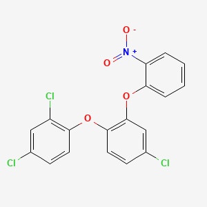 2,4-Dichloro-1-[4-chloro-2-(2-nitrophenoxy)phenoxy]benzene