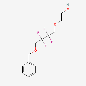 2-[4-(Benzyloxy)-2,2,3,3-tetrafluorobutoxy]ethan-1-ol