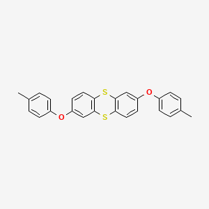 molecular formula C26H20O2S2 B12529086 2,7-Bis(4-methylphenoxy)thianthrene CAS No. 697803-01-3