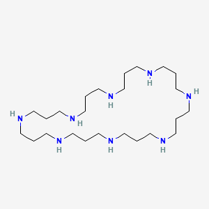 molecular formula C24H56N8 B1252909 1,5,9,13,17,21,25,29-Octaazacyclodotriacontane CAS No. 63681-43-6