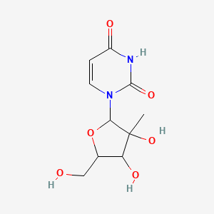 1-((2R,3S,4R,5R)-3,4-dihydroxy-5-(hydroxymethyl)-3-methyltetrahydrofuran-2-yl)pyrimidine-2,4(1H,3H)-dione