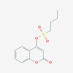 2-Oxo-2H-1-benzopyran-4-yl butane-1-sulfonate