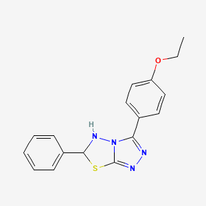 3-(4-Ethoxyphenyl)-6-phenyl-5,6-dihydro-[1,2,4]triazolo[3,4-b][1,3,4]thiadiazole