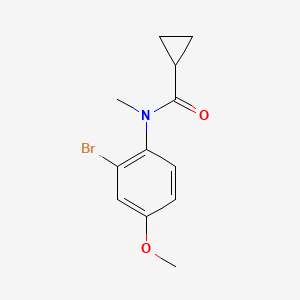 N-(2-Bromo-4-methoxyphenyl)-N-methylcyclopropanecarboxamide