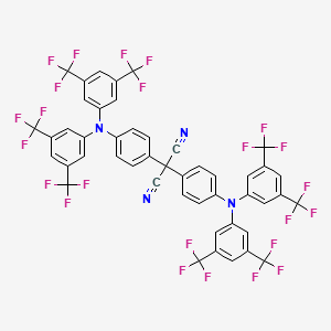 Bis(4-{bis[3,5-bis(trifluoromethyl)phenyl]amino}phenyl)propanedinitrile