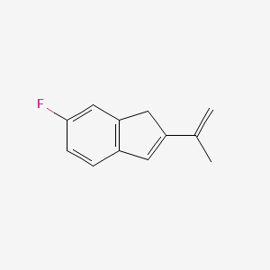 1H-Indene, 6-fluoro-2-(1-methylethenyl)-