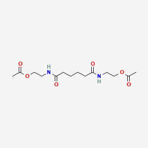 2-[[6-(2-Acetyloxyethylamino)-6-oxohexanoyl]amino]ethyl acetate