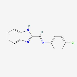 N-[(2H-Benzimidazol-2-ylidene)methyl]-4-chloroaniline