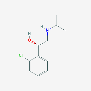 molecular formula C11H16ClNO B1252924 D-Clorprenaline CAS No. 29261-25-4