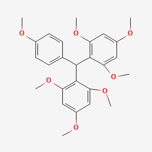 1,1'-[(4-Methoxyphenyl)methylene]bis(2,4,6-trimethoxybenzene)