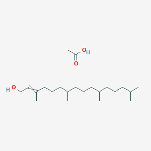 Acetic acid;3,7,11,15-tetramethylhexadec-2-en-1-ol