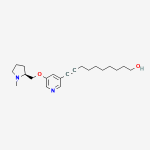 10-[5-((S)-1-Methyl-pyrrolidin-2-ylmethoxy)-pyridin-3-yl]-dec-9-yn-1-ol