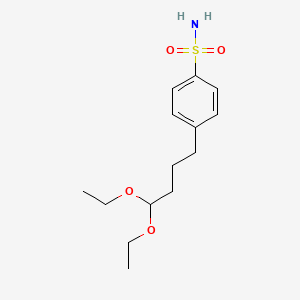 4-(4,4-Diethoxybutyl)benzene-1-sulfonamide