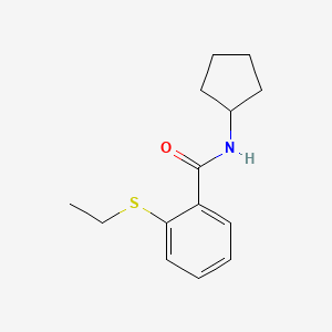 N-cyclopentyl-2-ethylsulfanylbenzamide