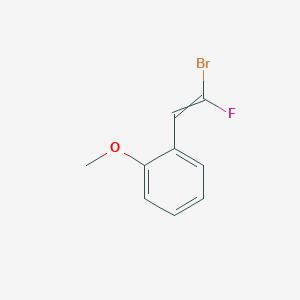 1-(2-Bromo-2-fluoroethenyl)-2-methoxybenzene