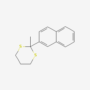 1,3-Dithiane, 2-methyl-2-(2-naphthalenyl)-