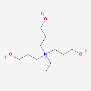 N-Ethyl-3-hydroxy-N,N-bis(3-hydroxypropyl)propan-1-aminium