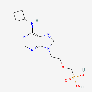 ({2-[6-(Cyclobutylamino)-9H-purin-9-yl]ethoxy}methyl)phosphonic acid