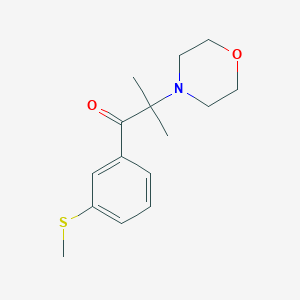 2-Methyl-1-[3-(methylsulfanyl)phenyl]-2-(morpholin-4-yl)propan-1-one