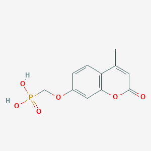 {[(4-Methyl-2-oxo-2H-1-benzopyran-7-yl)oxy]methyl}phosphonic acid